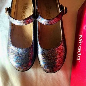 Alegria LEATHER SHOES CALLED ROSEGOLD SIZE 36
